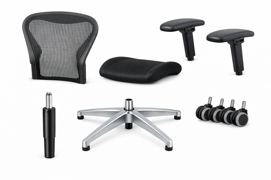 Embody sete i Graphite og med sort Rhythm tekstil