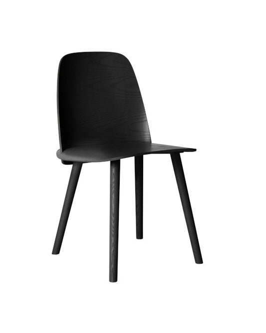 2-Pakk Muuto Nerd Chair i sort