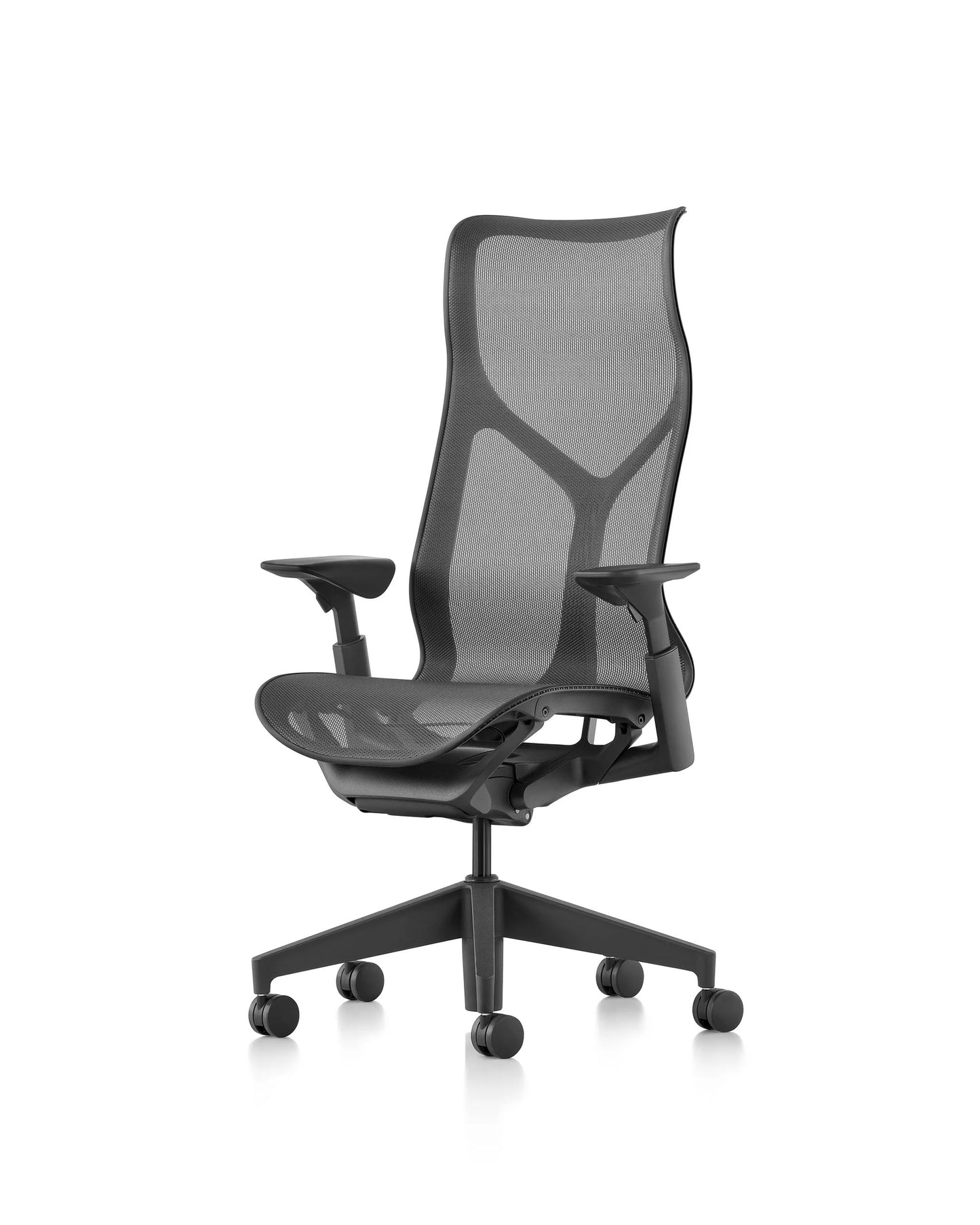 Cosm High Back  | Adjustable Arms | Graphite | Standard høyde