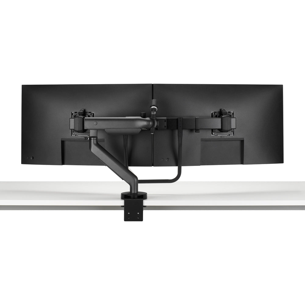 Flo X monitorarm, to skjermer