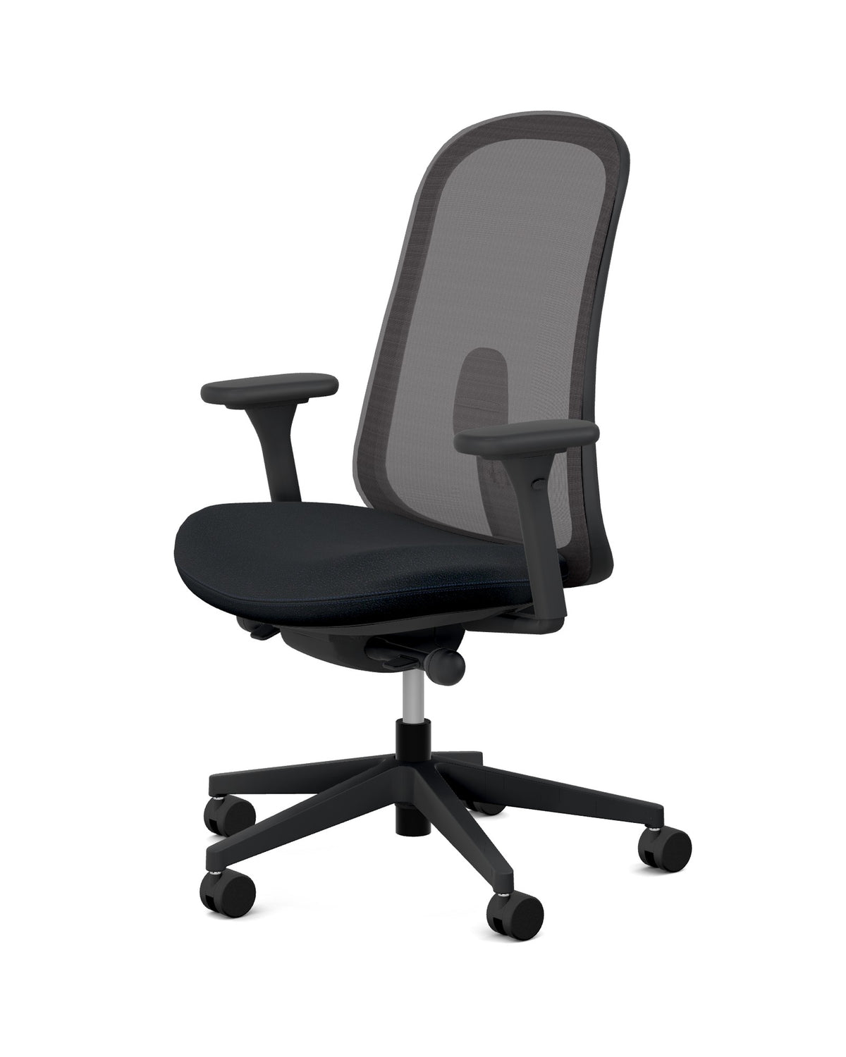 Lino i Graphite, ramme svart, skrått forfra
